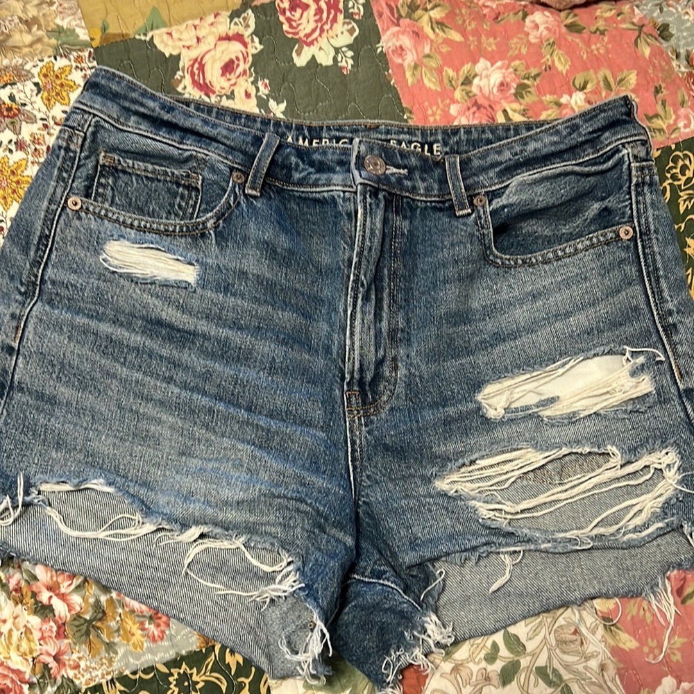 American Eagle jean shorts.